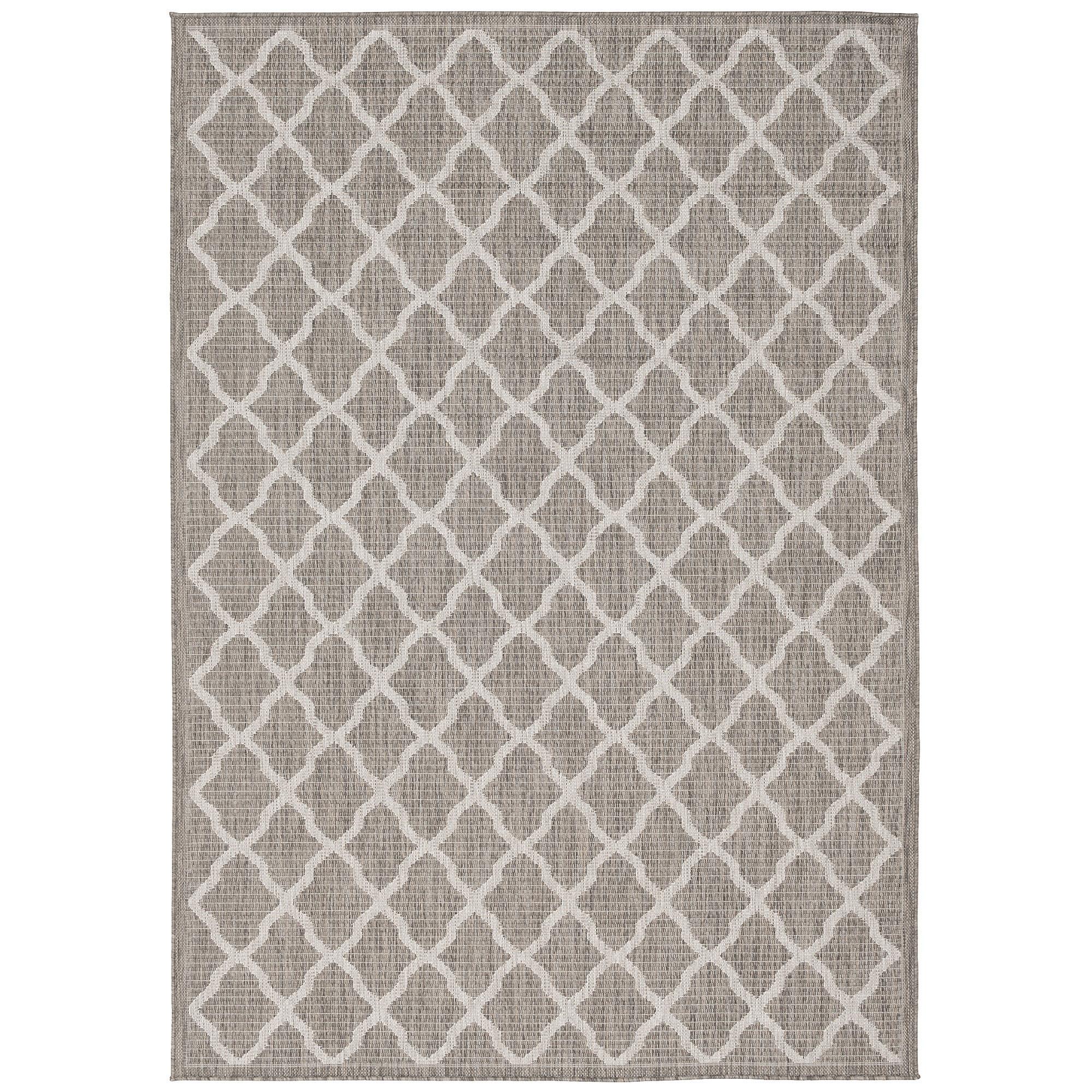 IN & OUTDOOR TEPPICH FLACHGEWEBE VALENCIA MODERN - Grau, Textil (200/290cm) - Pergamon