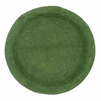 BADEMATTE 80 cm rund, 100% Baumwolle, wendbar - Smaragdgrün, Textil (80/80cm) - Homescapes
