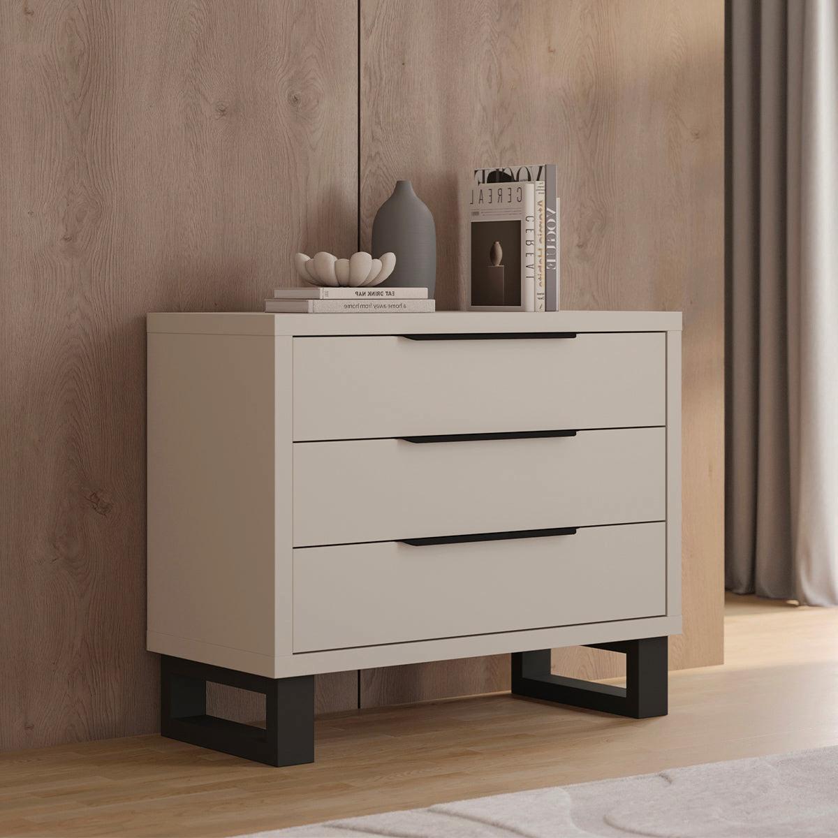 KOMMODE Eden Kaschmir - Kaschmir, Holzwerkstoff (99.3/82.7/45cm) - Petits-meubles