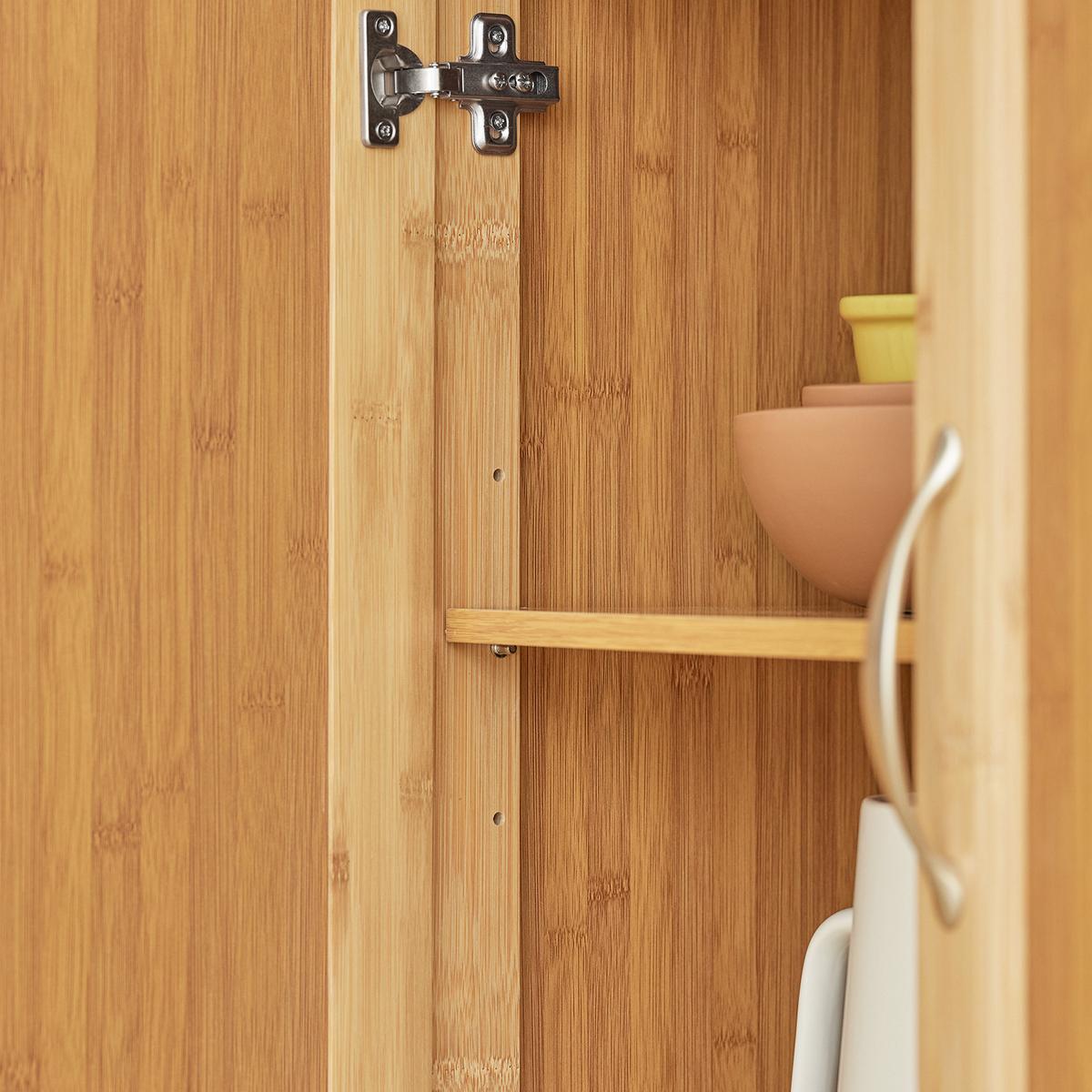 KÜCHENWAGEN Bambus - Naturfarben, Holzwerkstoff (74/90/46cm) - SoBuy