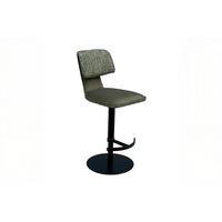 BARHOCKER LILIANA Grün Webstoff Drehbar (360°) (1er-Set) - Grün, Kunststoff/Textil (46/91/61cm) - KAWOLA