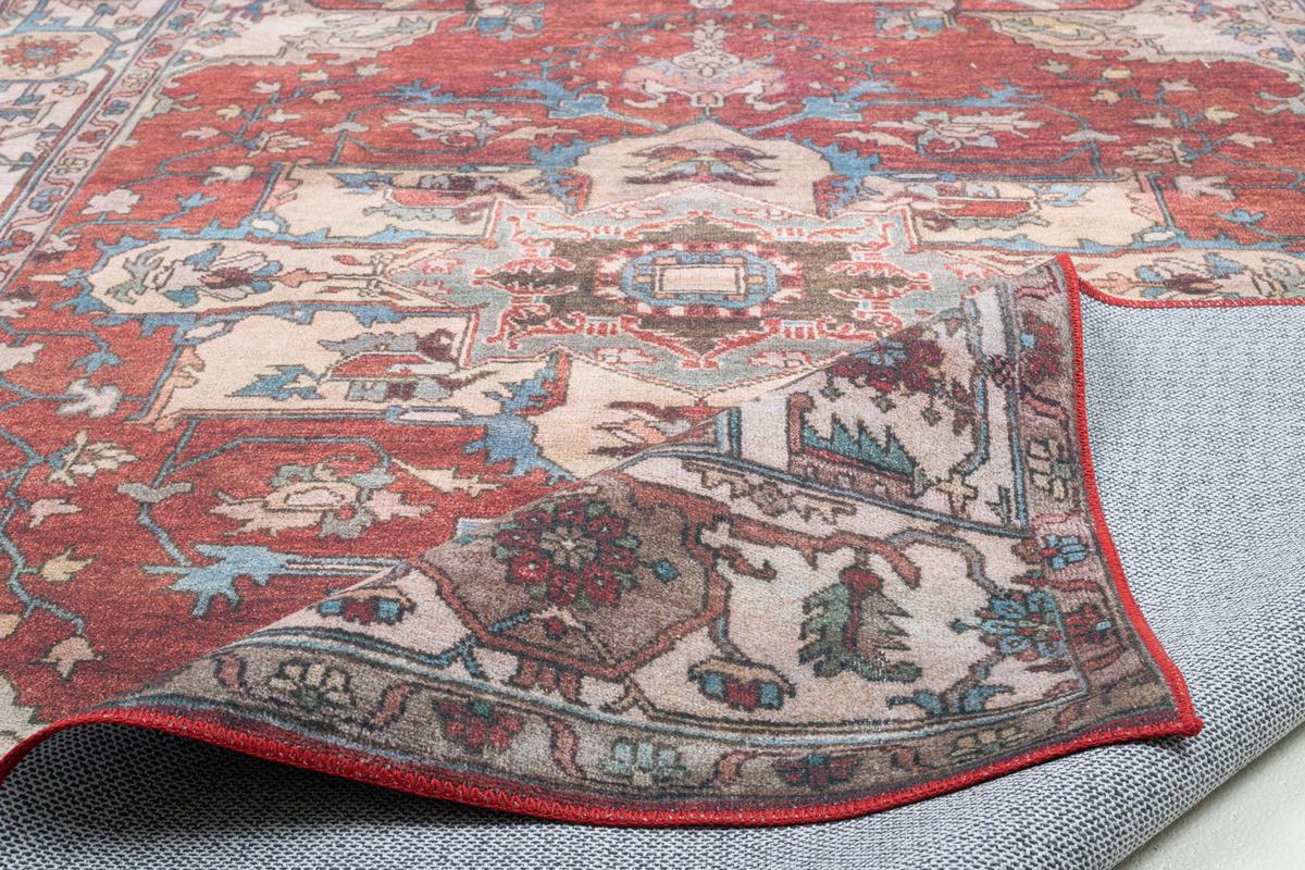 VINTAGE-TEPPICH Adara 90x160 cm - Rot, Textil (90/160cm) - Gino Falcone
