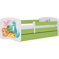 KINDERBETT Emily mit Schublade und Matratze, Grün 80x180 cm - Multicolor, Holzwerkstoff (180/80cm) - WFL GROUP