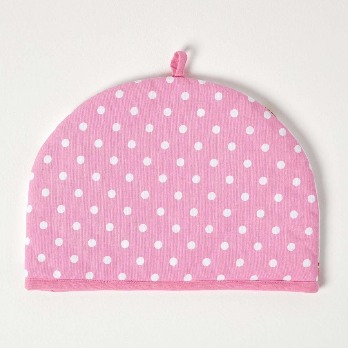 TEA COSY – Stoff-Teewärmer Cupcakes - Pink, Textil (36/24/36cm) - Homescapes