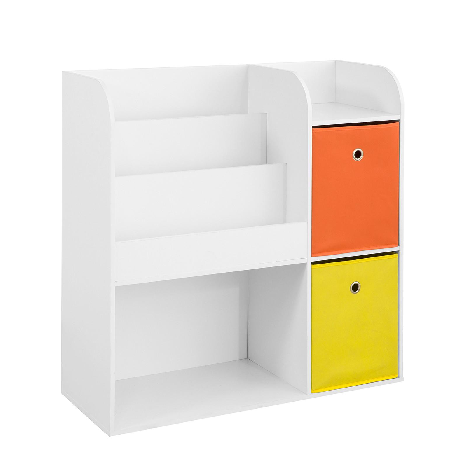KINDERREGAL Weiß - Weiß, Holzwerkstoff (89/88/35cm) - SoBuy