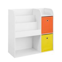 KINDERREGAL Weiß - Weiß, Holzwerkstoff (89/88/35cm) - SoBuy
