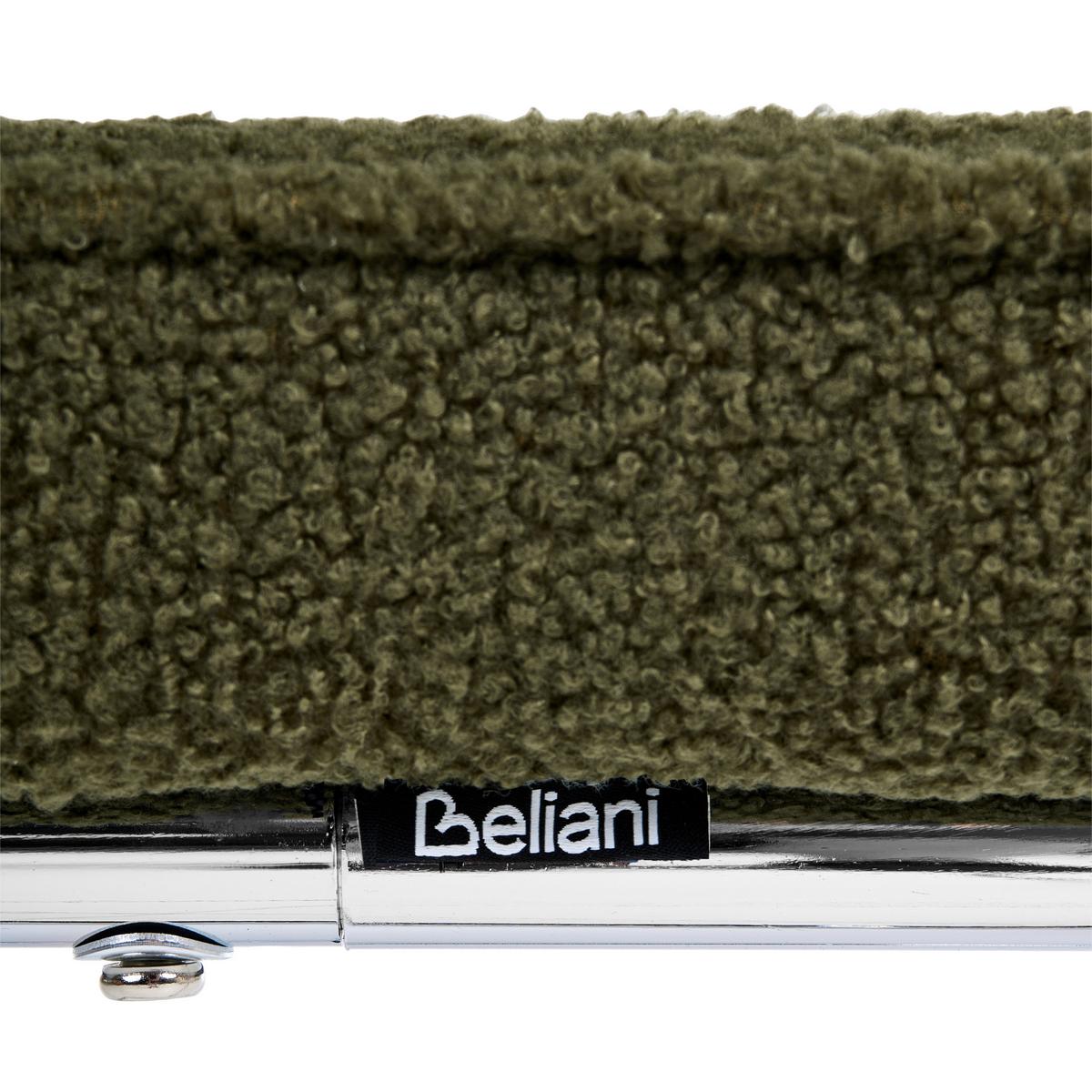 ESSZIMMERSTUHL 2er-Set Bouclé Grün Irwin - Grün, Textil (50/85/53cm) - Beliani