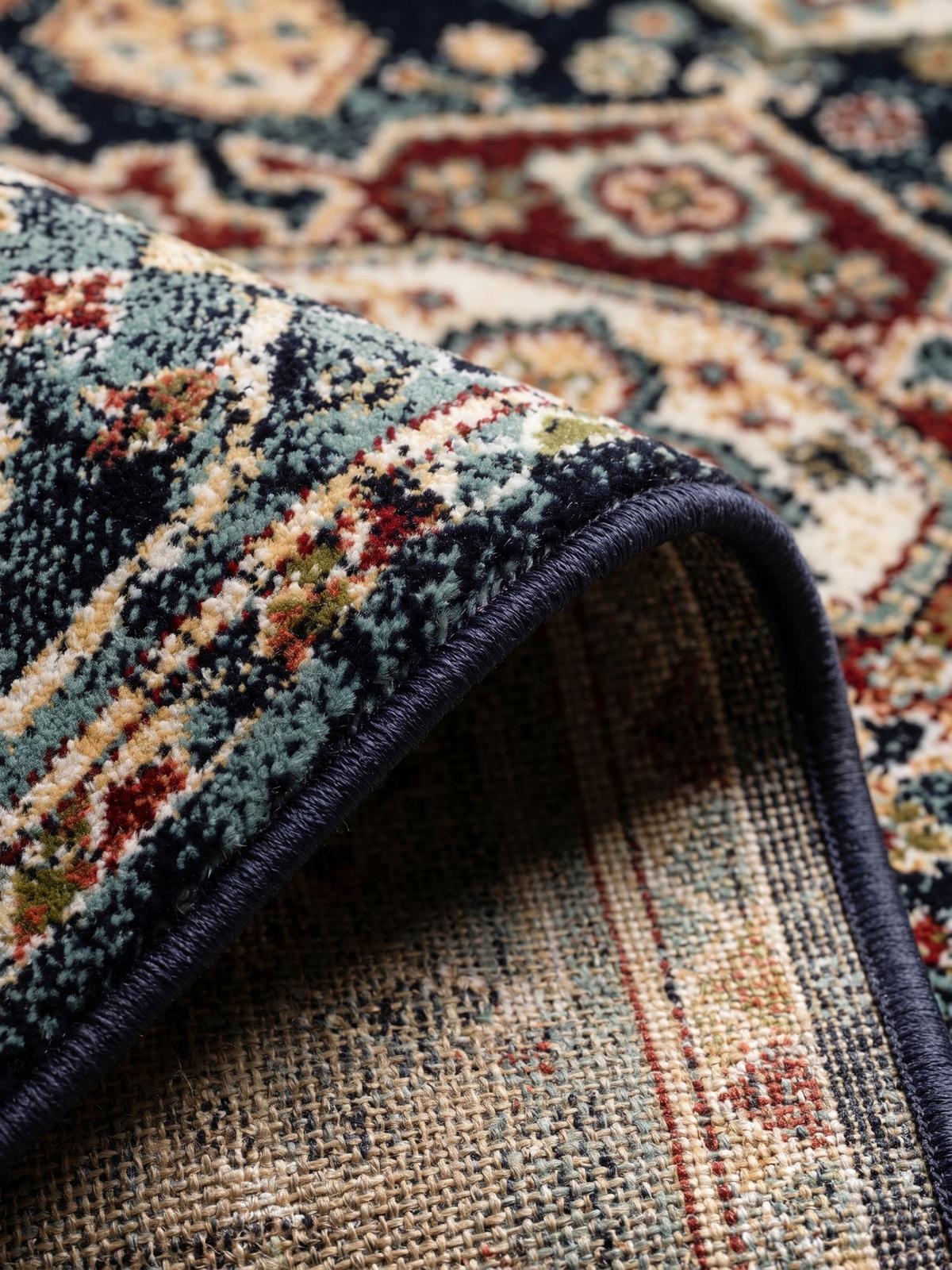 TEPPICH Hochflor GLAZERT in Blau, im Berber-Stil, 120 x 170 cm - Blau, Textil (120/170cm) - KADIMA DESIGN