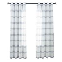VORHANG 2ER SET »Frankfurt« HxB 245x140 cm Grau - Grau, Textil (140/245cm) - Gardinenbox