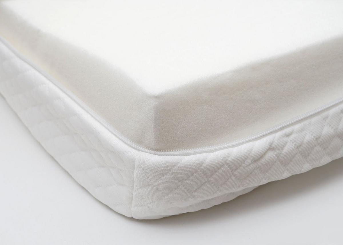 KALTSCHAUM-MATRATZENTOPPER 6CM Weiß - Weiß, Textil (200/90/6cm) - MCW