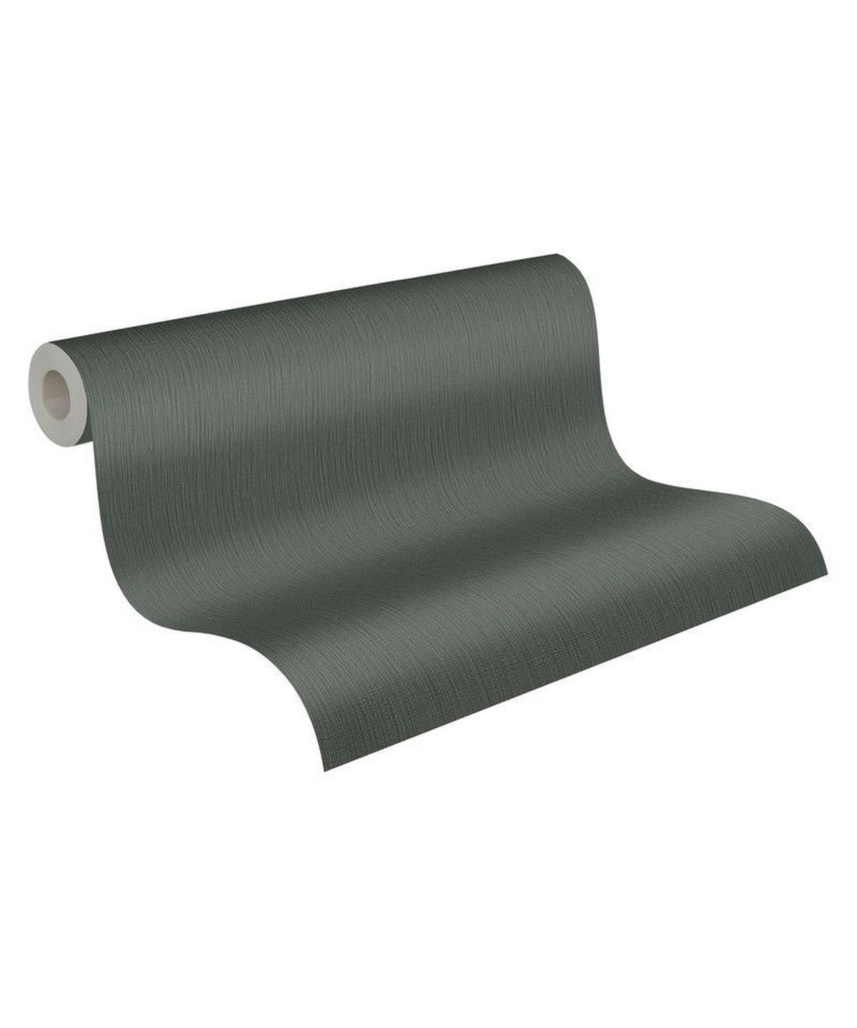 VLIESTAPETE Schwarz 53/1005 cm - Schwarz, Textil (53/1cm) - KUNSTLOFT