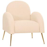 LOUNGE-SESSEL Cremeweiß - Weiß, Textil (74/88/77cm) - MCW