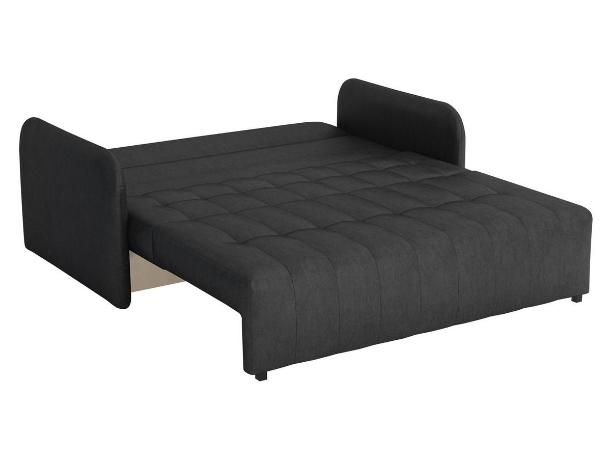 SCHLAFSOFA Viva Grand IV - Dunkelgrau/Schwarz, Holz/Kunststoff (165/85/95cm) - MIRJAN24