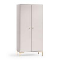 SCHRANK 2 Türen Sélène Kaschmir - Beige, Holzwerkstoff (89/190/53cm) - Petits-meubles