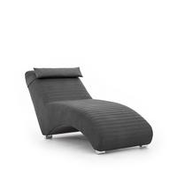 RELAXLIEGE Abramo In Lisbon - Schwarz, Holzwerkstoff/Textil (73/80/170cm) - Fun Möbel
