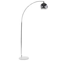 STEHLAMPE Paroo 96/35/210 cm - Silberfarben, Metall (96/35/210cm) - Beliani