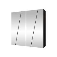 DREHTÜRENSCHRANK Zen 4L 200 cm - Schwarz, Holzwerkstoff/Kunststoff (200/202/50cm) - MIRJAN24