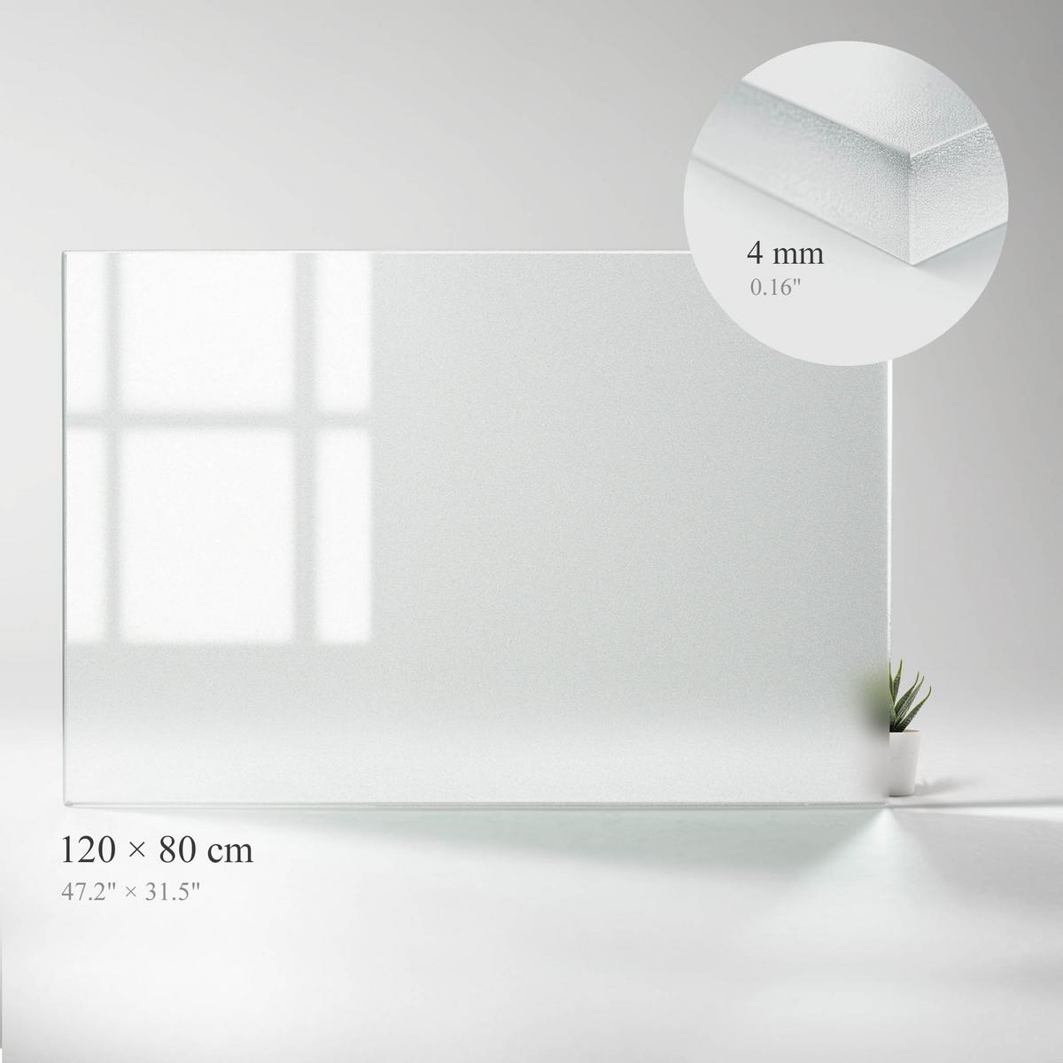 TISCHPLATTE 120x80 cm - Transparent, Glas (80/120/0.4cm) - Wallfluent