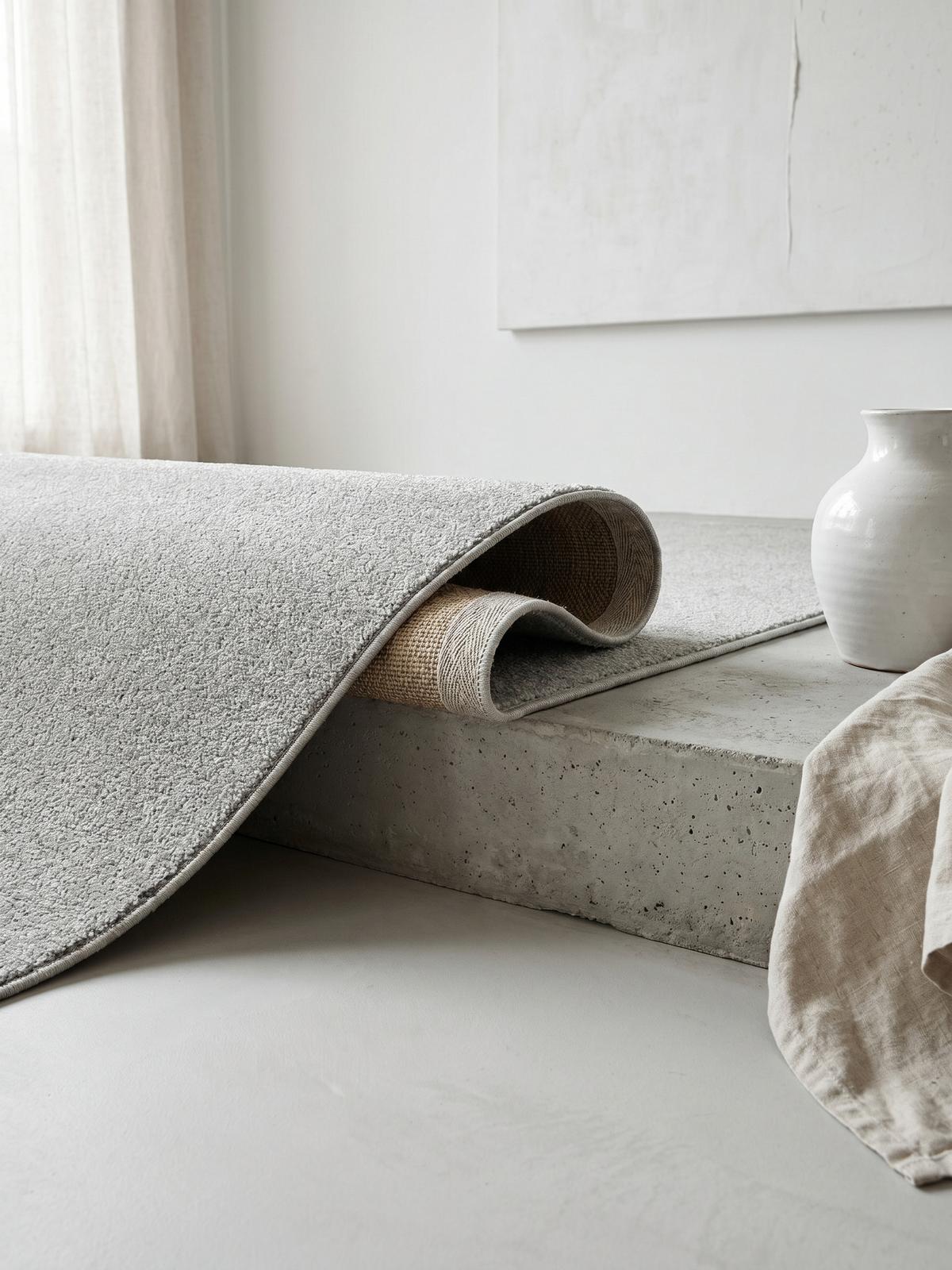 TEPPICH Kurzflor MAIN in Creme, einfarbig, 200 x 290 cm - Beige, Textil (290/200cm) - KADIMA DESIGN