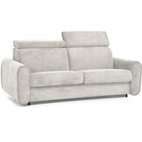 SCHLAFSOFA Pavarti mit italienischem Gestell, 180x195, Beige - Beige/Schwarz, Holzwerkstoff (234/88/100cm) - Beautysofa
