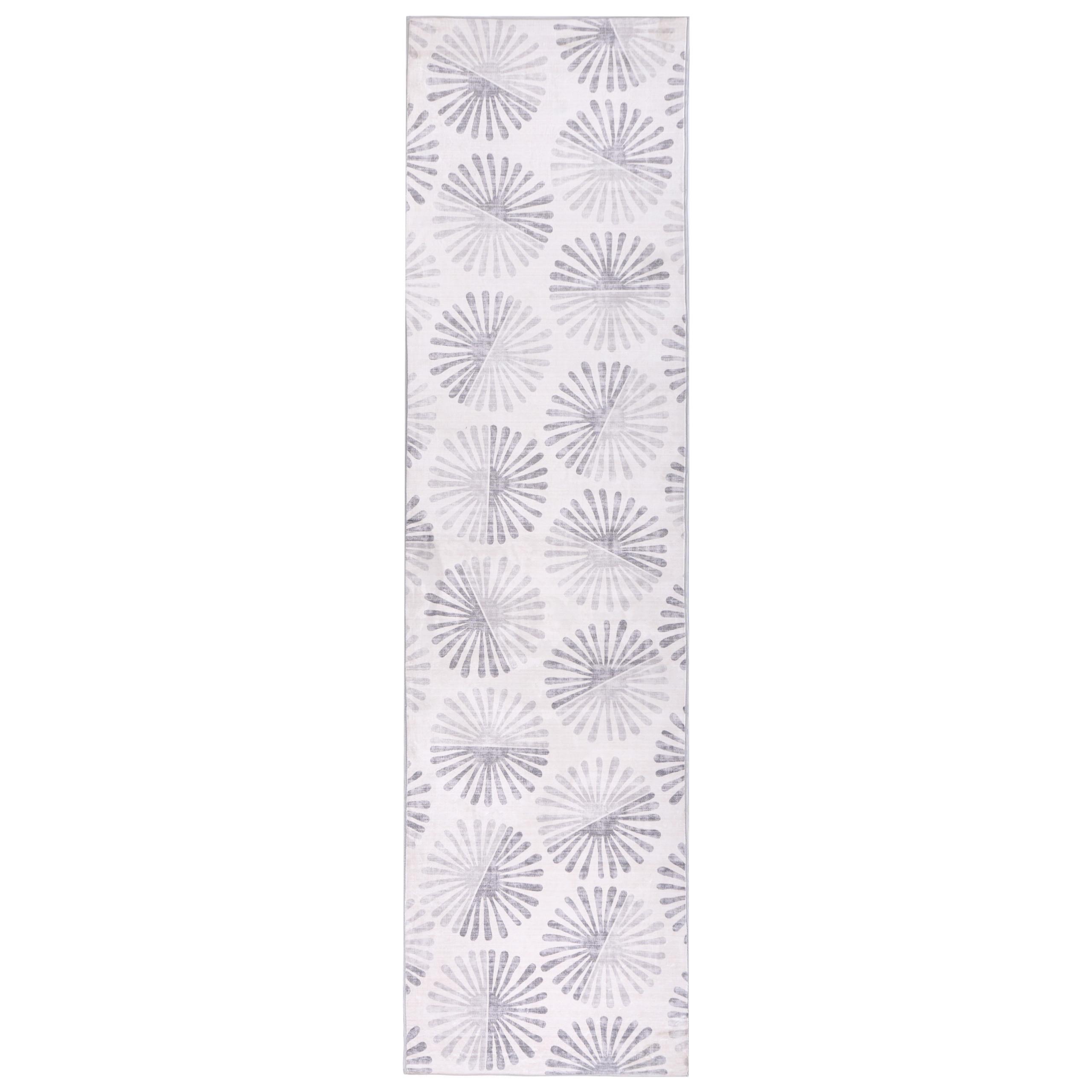 TEPPICH Cremeweiß 80/300 cm Catak - Beige, Textil (80/300cm) - Beliani