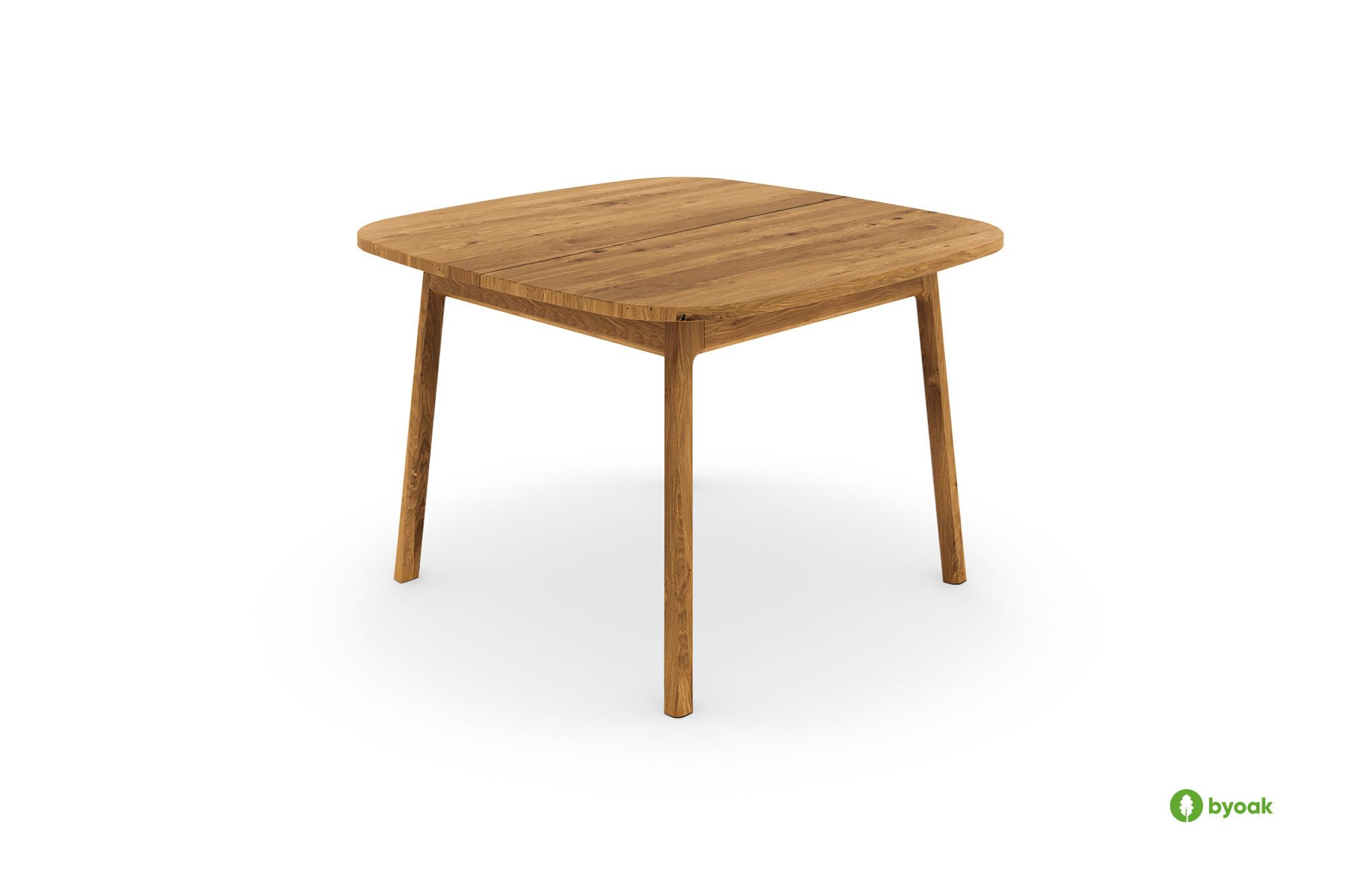 ESSTISCH PAUL 100 x 120 Wildeiche - Wildeiche, Holz (120/100/77cm) - byoak