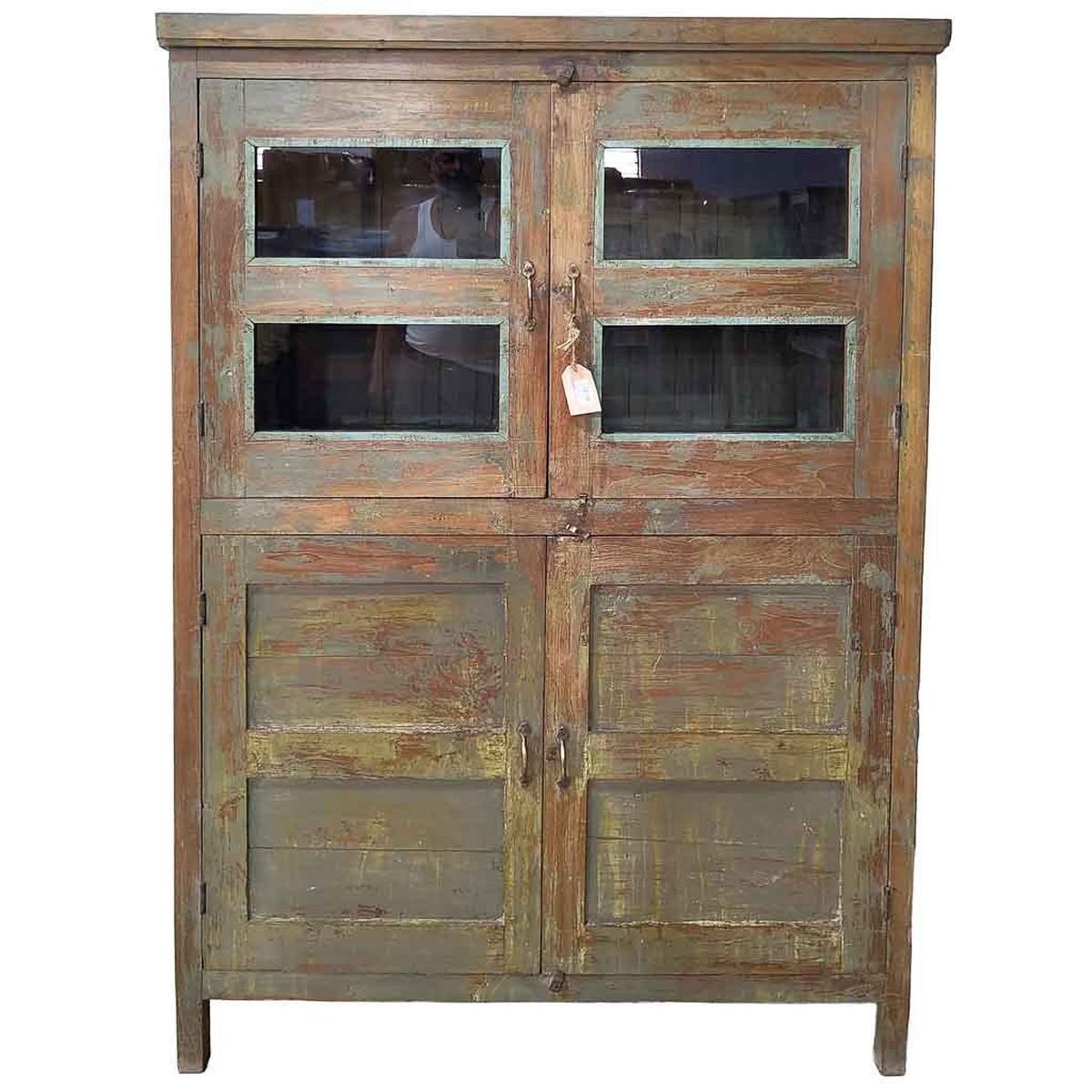 VITRINE aus Holz, braun, 102x56x155cm - Braun, Holz (102/155/56cm) - Wanderlust