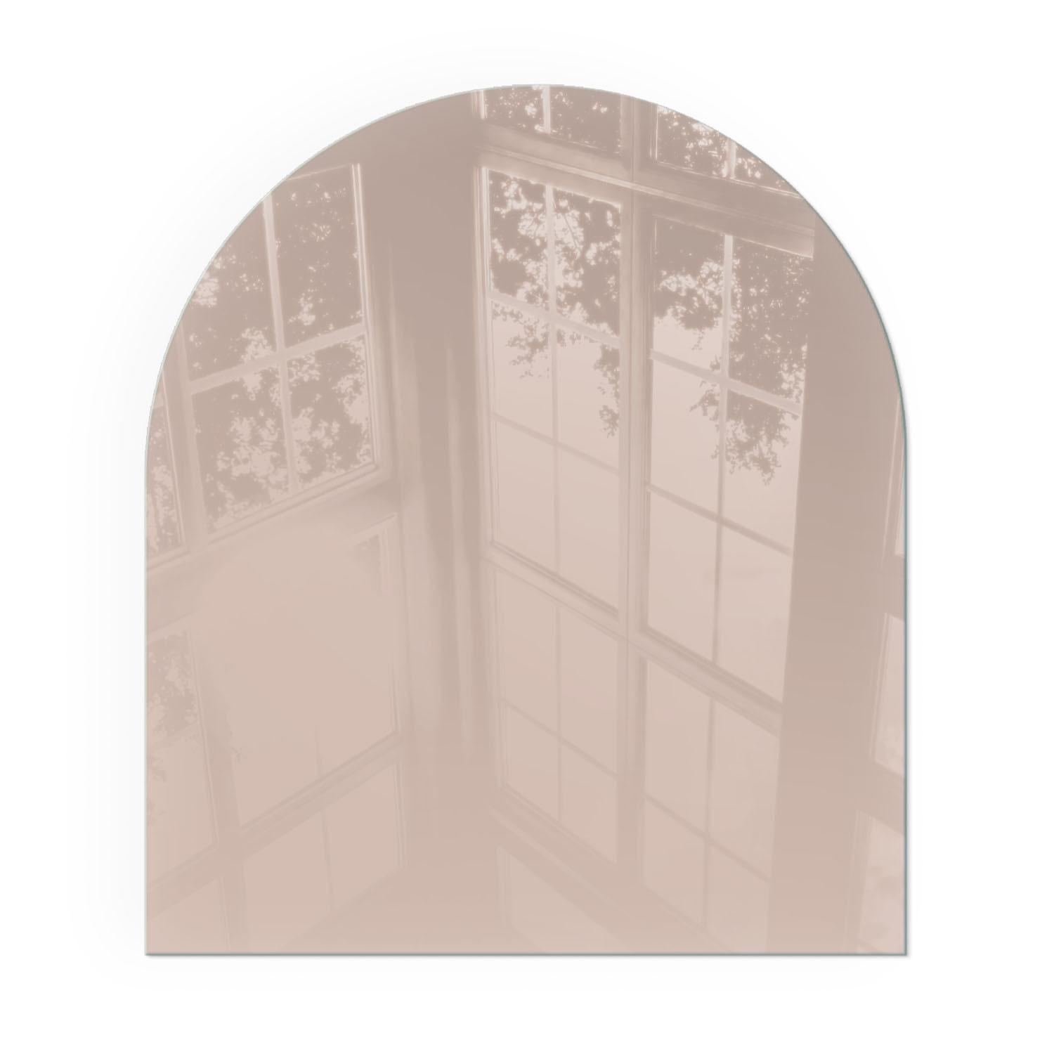 GLASPLATTE für Kamin 80x70 cm - Orange, Glas (80/70/0.4cm) - TULUP