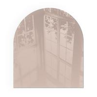 GLASPLATTE für Kamin 80x70 cm - Orange, Glas (80/70/0.4cm) - TULUP