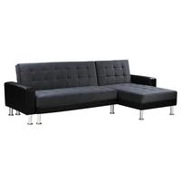 ECKSOFA theo Grau - Grau, Textil (144/260cm) - Habitat Garten