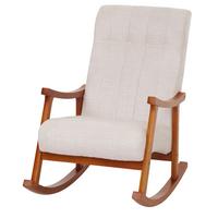 SCHAUKELSTUHL Cremeweiß - Creme/Weiß, Textil (64/97/85cm) - MCW