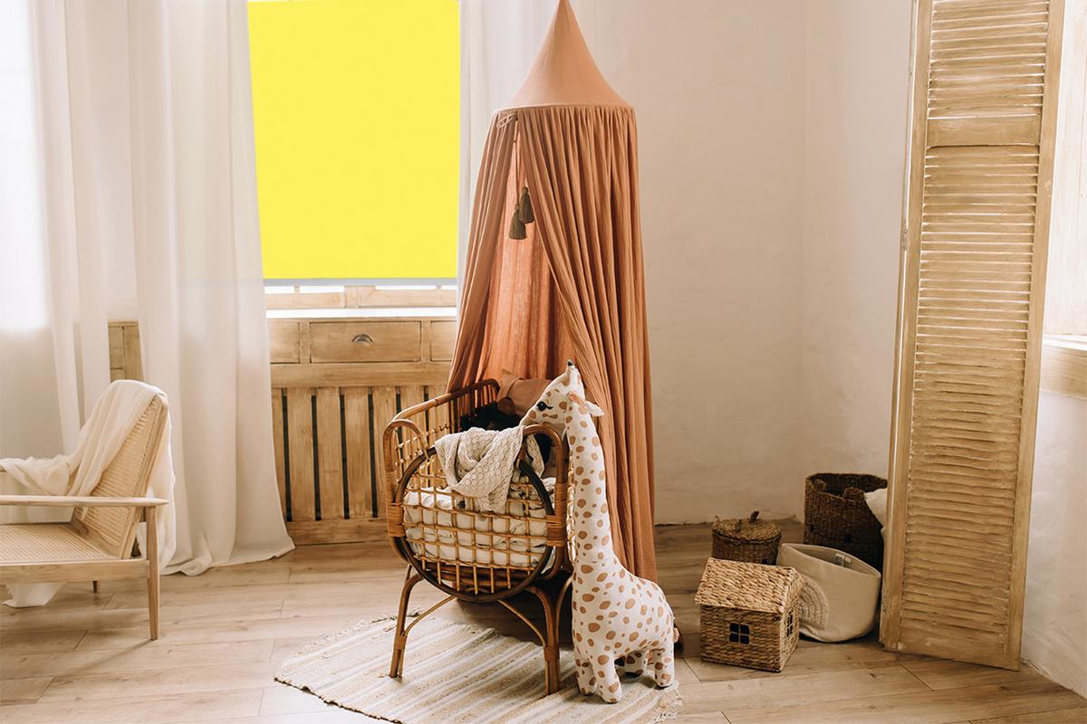 INNENROLLO - Fensterrollo - Rollo - 150x140 cm - Gelb - Gelb, Kunststoff (150/140/0.5cm) - TULUP