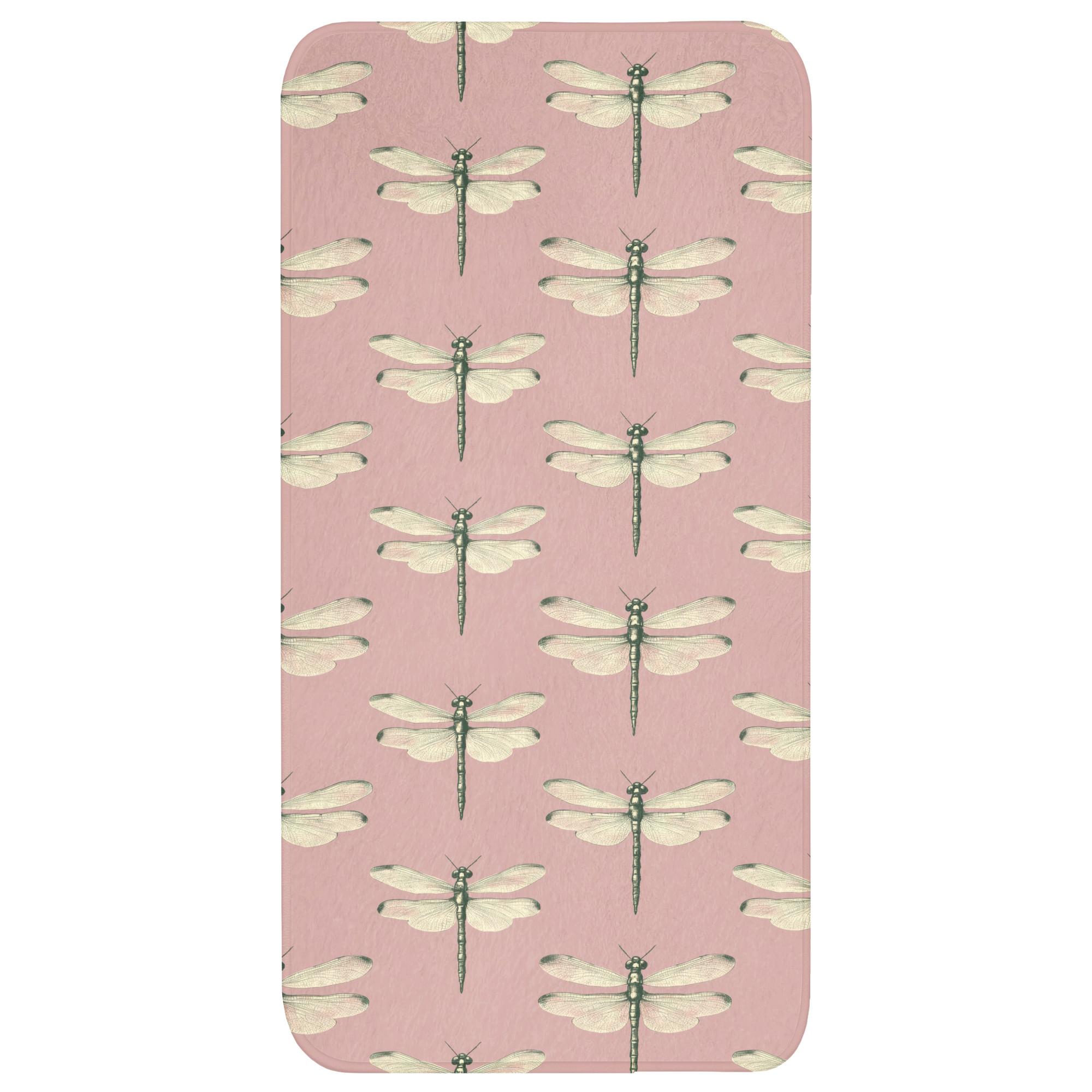 BADEMATTE Lillibells - Muster - Rosa Badteppich 60x120 cm - Rosa, Textil (60/120cm) - OnlyWow