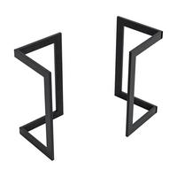 TISCHGESTELL-SET 2 TLG. Kaskinen - Schwarz, Metall (39.5/72/39cm) - [en.casa]