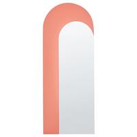 WANDSPIEGEL 55/140 cm Orange Groises - Orange, Glas (55/140/2cm) - Beliani