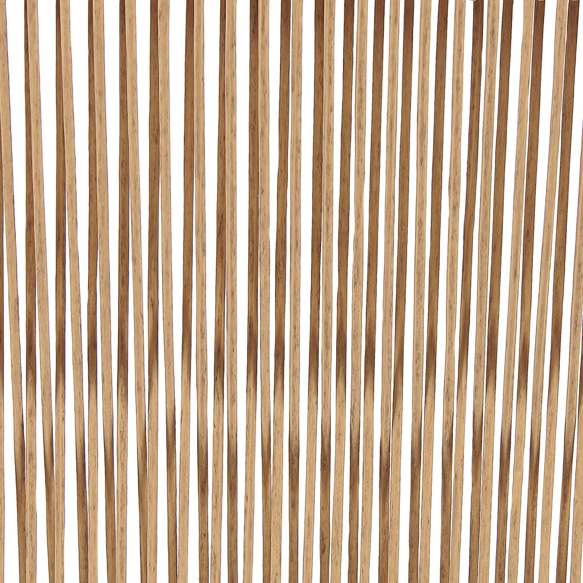BALKONSET 2-Sitzer Rattan natürlich Auflagen hellbeige Gargano - Beige/Naturfarben, Kunststoff/Textil - Beliani