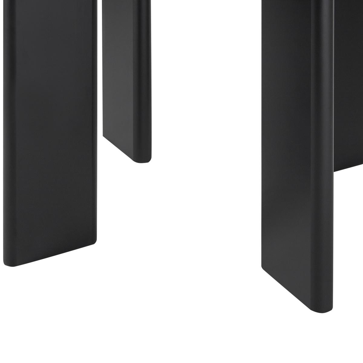 ESSTISCH 120/120 cm Schwarz Cosmo - Schwarz, Holzwerkstoff (120/120/75cm) - Beliani