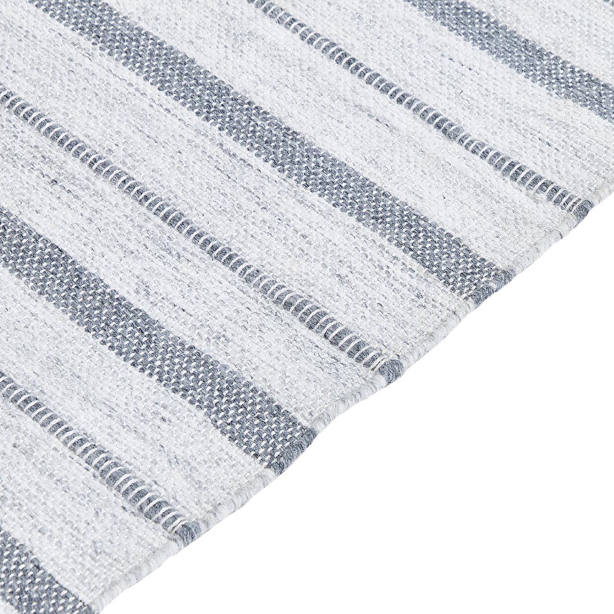 OUTDOOR-TEPPICH Bademli 150/80 cm - Weiß, Kunststoff (80/150cm) - Beliani