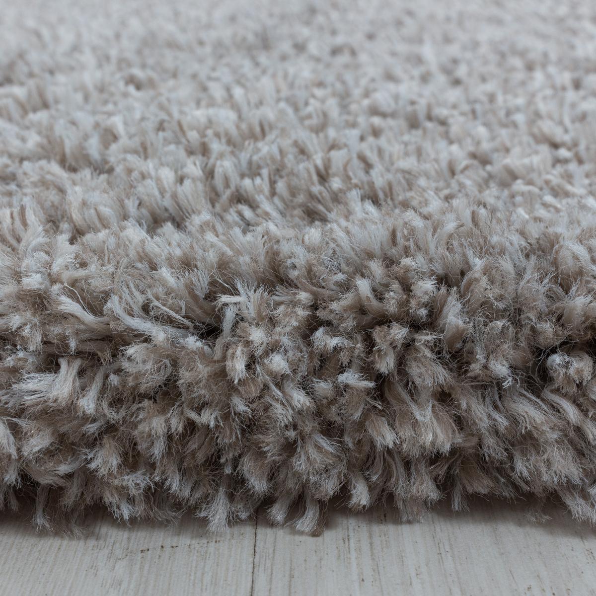 HOCHFLORTEPPICH SALZACH, einfarbig, aus Polypropylen, Beige, 200 x 290 cm - Beige, Textil (290/200cm) - KADIMA DESIGN