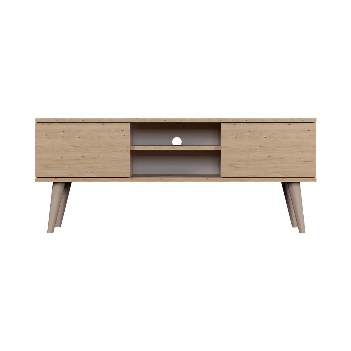 TV-MÖBEL Toronto Holz - Braun, Holzwerkstoff (120/35/55cm) - Petits-meubles