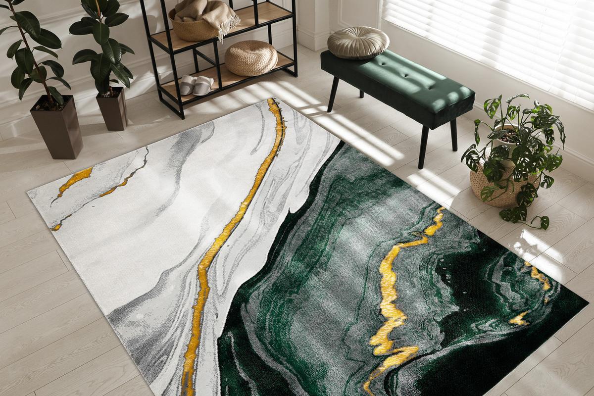 TEPPICH Emerald 80/150 cm - Pastellgrün, Textil (80/150cm) - rugsX