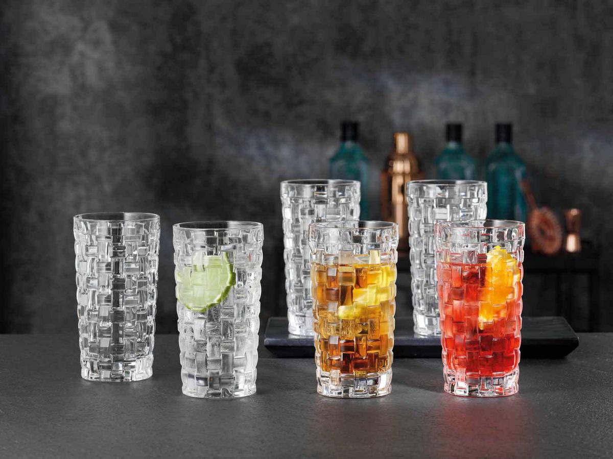 LONGDRINKGLÄSER Bossa Nova transparent 395 ml 6er Set - Transparent, Glas (0.395L) - Nachtmann