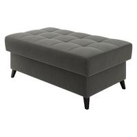 POLSTERHOCKER Nord - Schwarz/Grau, Holz/Textil (106/44/67cm) - MIRJAN24
