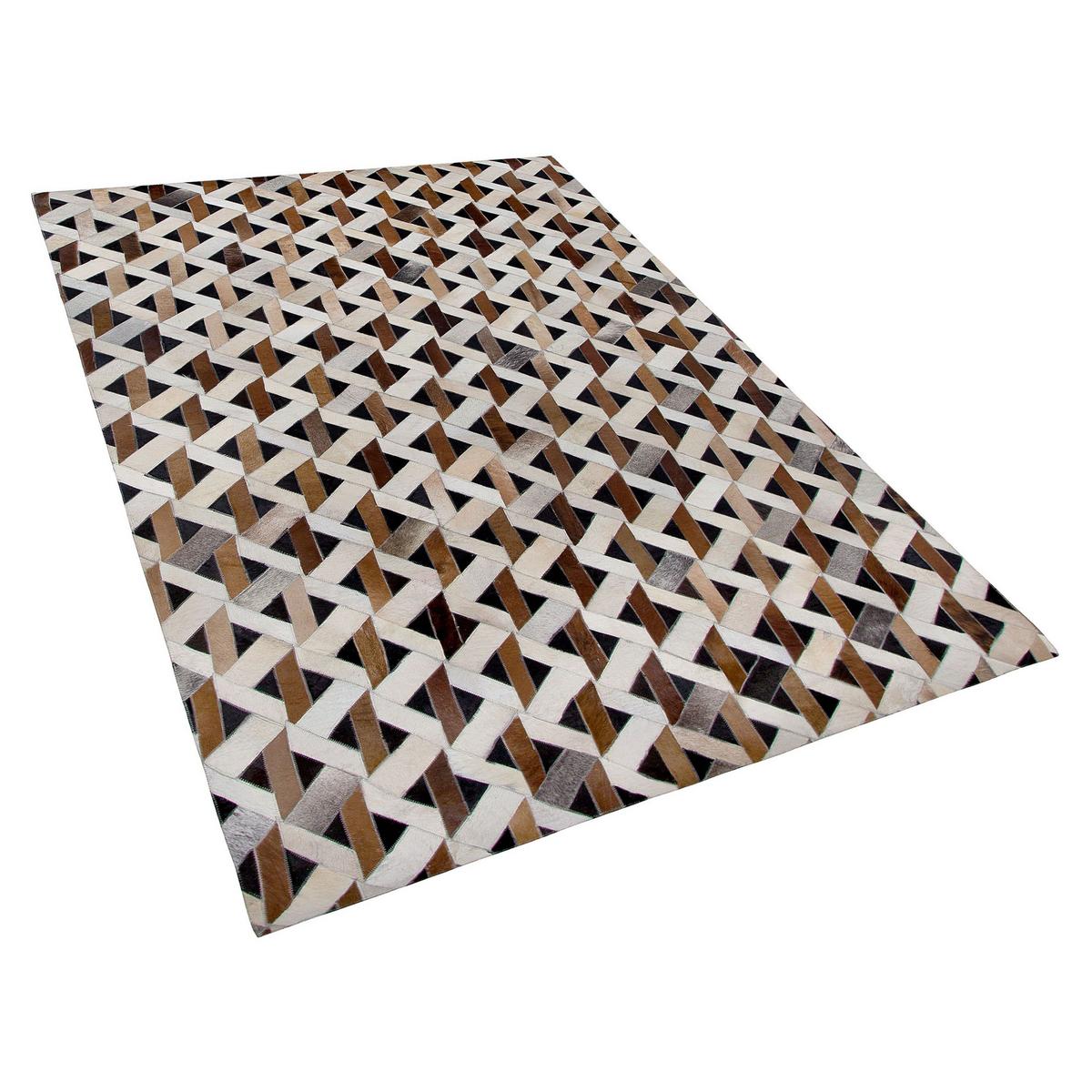 KURZFLOR-TEPPICH Tuglu 200/140 cm - Braun, Fell (140/200cm) - Beliani