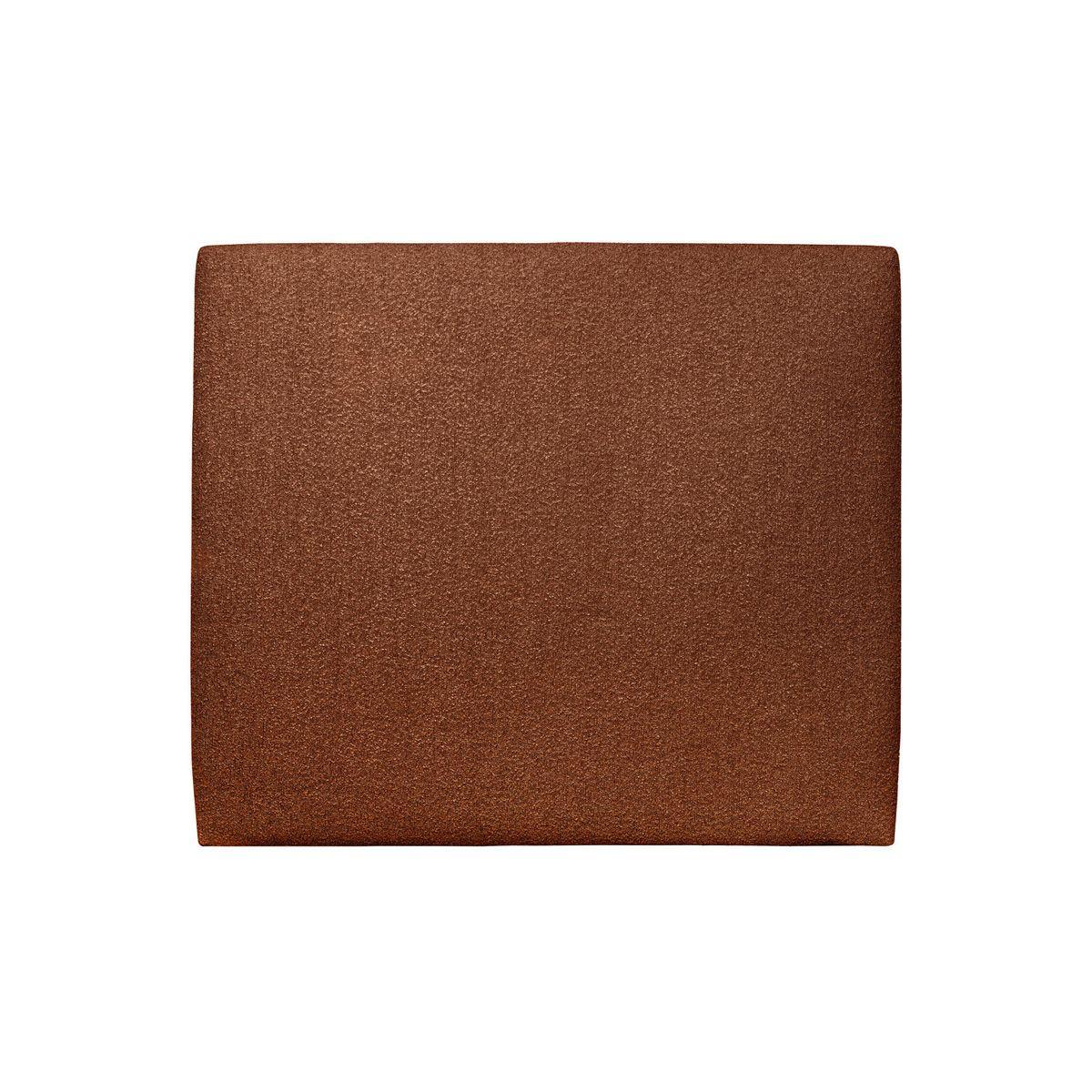 KOPFTEIL gepolstertes – Terrakotta Bouclé-Stoff - 140 cm - Beige/Terracotta, Karton/Holz (140/120/10cm) - Sommeil de Plomb