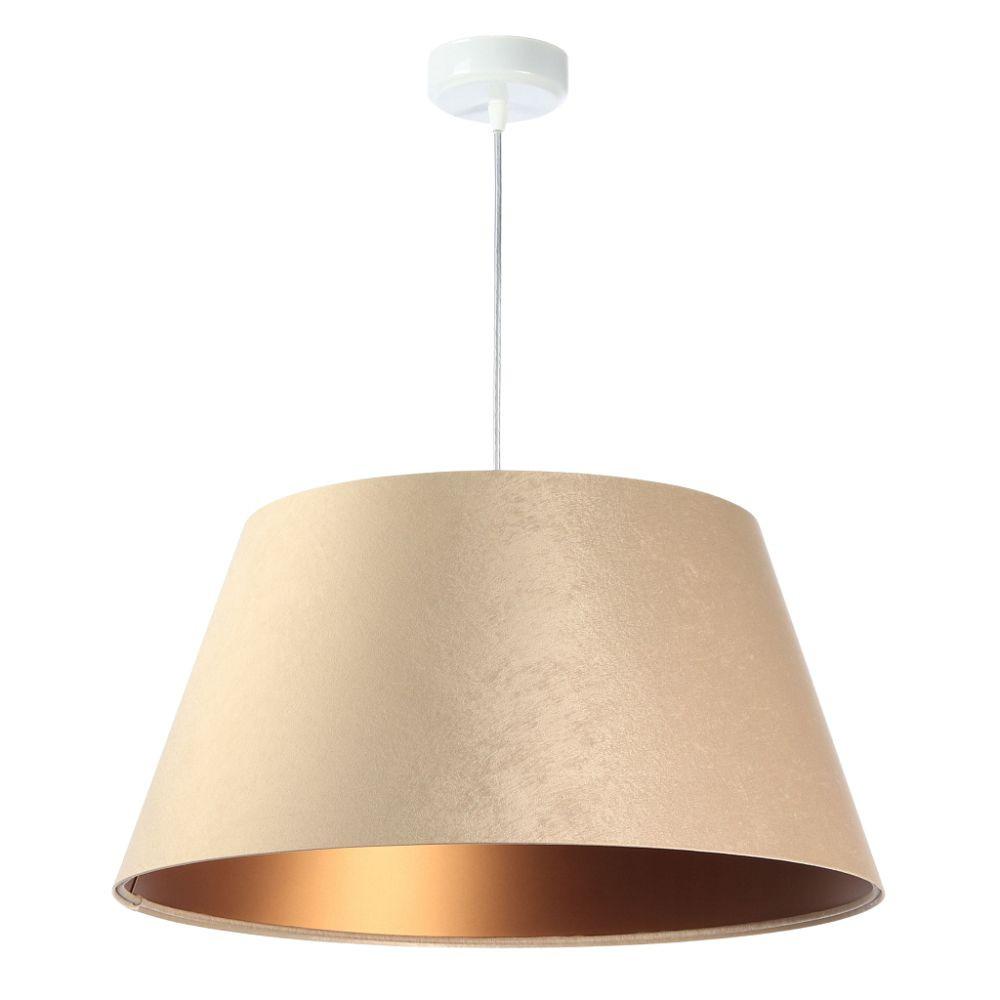 HÄNGELEUCHTE Kupfer 50/27 cm - Beige, Kunststoff (50/1.3/27cm) - ONZENO