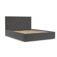 POLSTERBETT Brisa 160/200 cm Anthrazit im Asti Stoff - Anthrazit/Schwarz, Holz/Holzwerkstoff (160/200cm) - AltaBeds