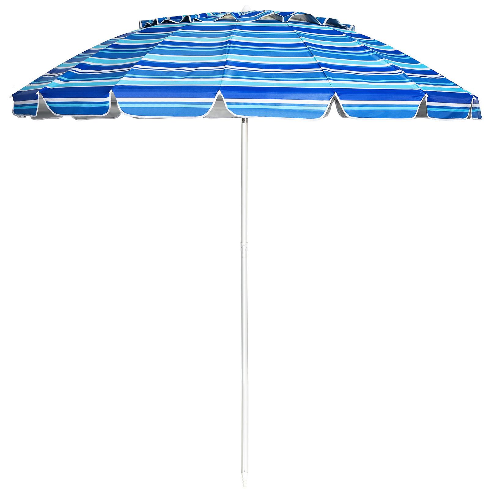 SONNENSCHIRM Blau - Dunkelblau, Metall (250/250cm) - COSTWAY