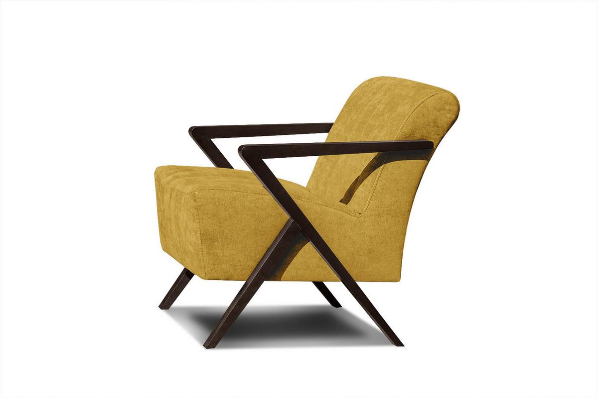 SESSEL LEBRON, gelb - Gelb, Holzwerkstoff/Textil (65/82/79cm) - Wozimo