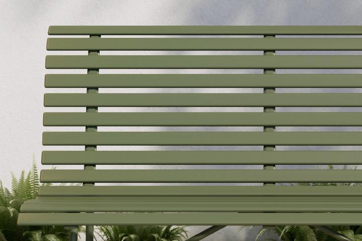 Gartenbank grün Hochlehner Gusseisen pulverbeschichtet